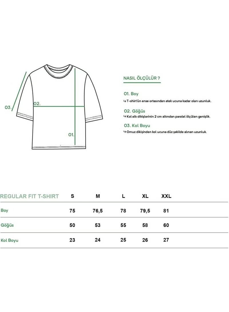 BRZ Collection Front and Back Printed Ying Yang Snake And Crane Regular Fit T-Shirt - Image 2